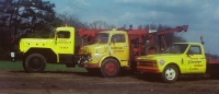 gele trucks vroeger
